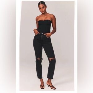 Abercrombie 90s Straight Ultra High Rise Jeans